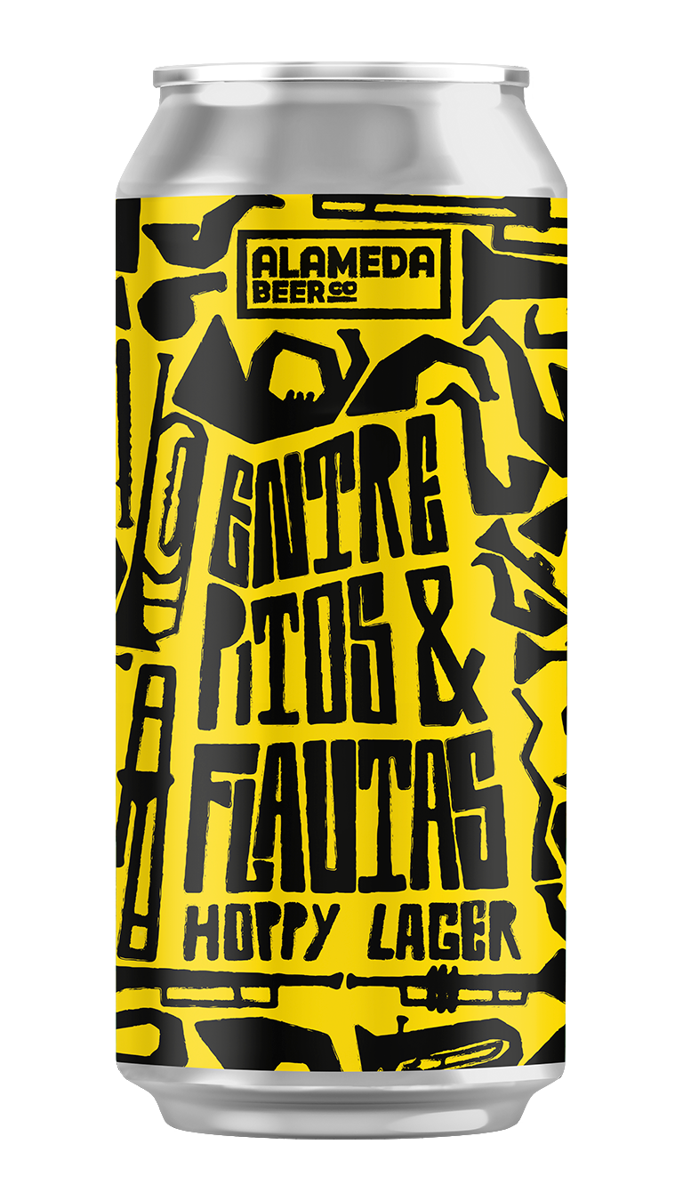 Entre Pitos y Flautas - Hoppy Lager - 20% – Alameda Beer Co.